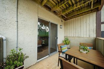 Covered patio retreat